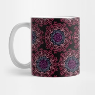 Floral Coral Mandala Mug